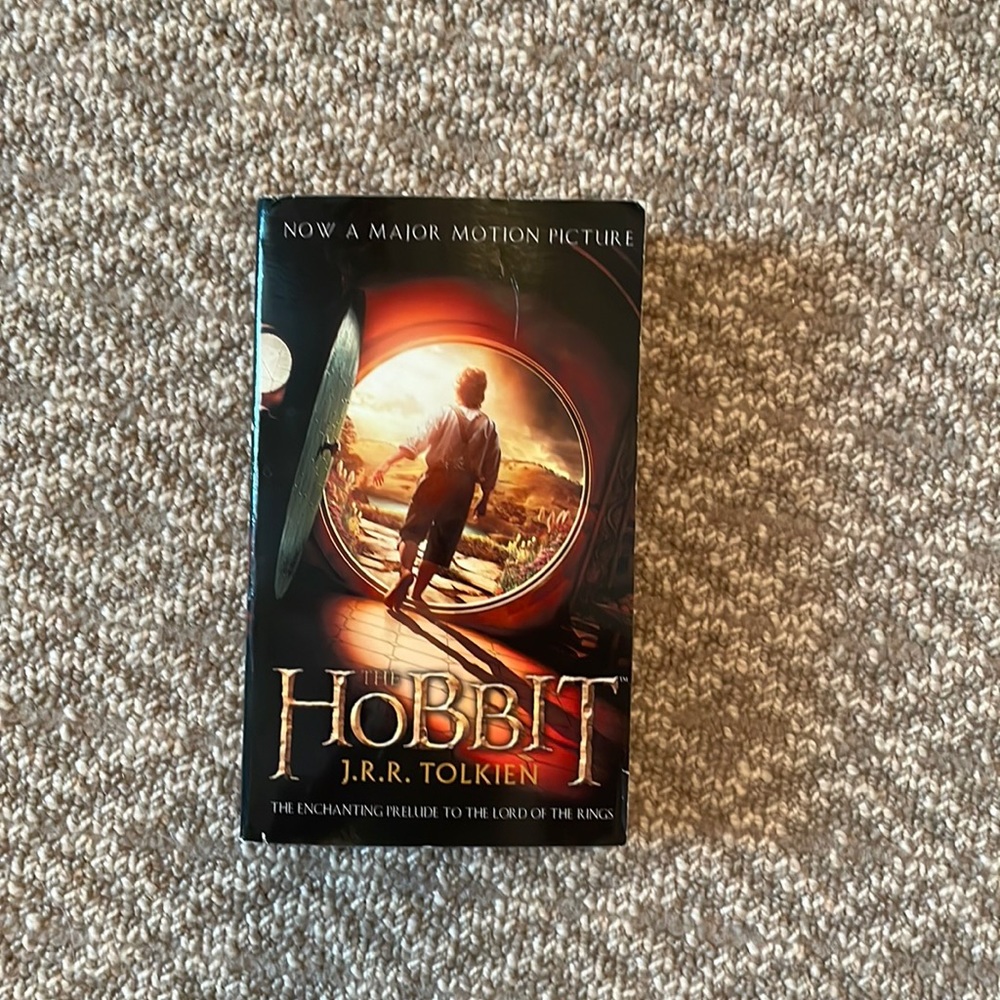 The Hobbit novel by J.R.R. Tolkien - used